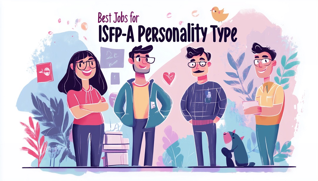 ISFP-A careers guide showing best jobs for ISFP-A personality type individuals.