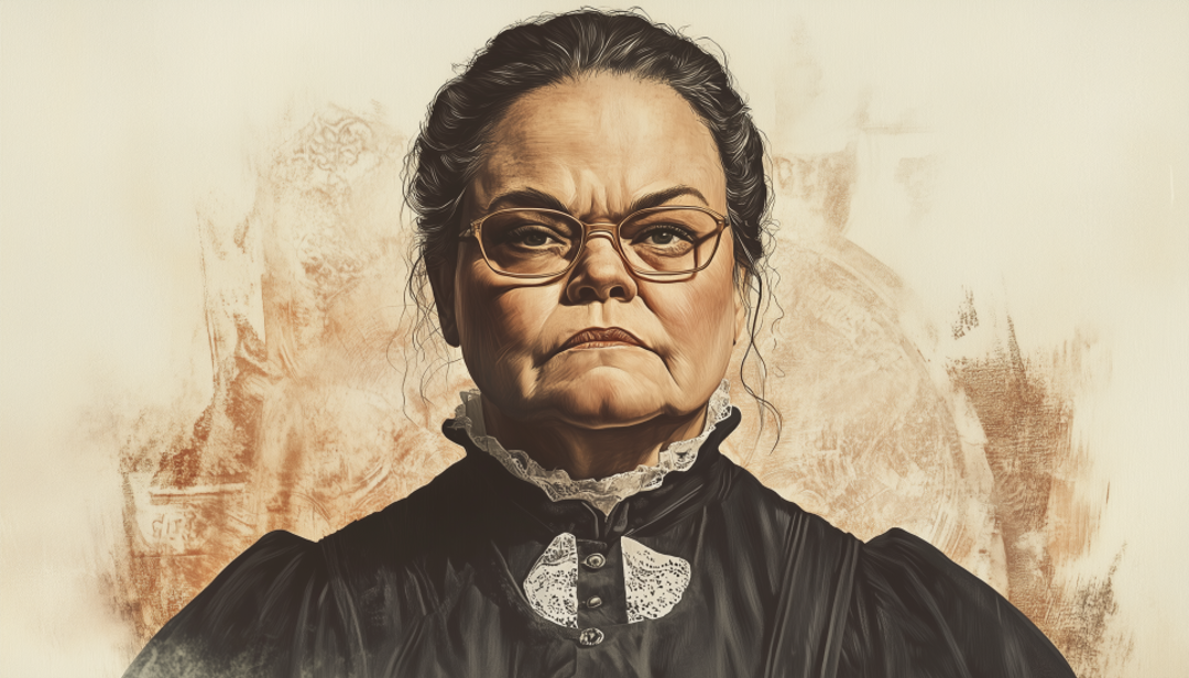 Carrie Nation portrait illustrating ESTJ famous people with direct assertive activism and strong convictions.