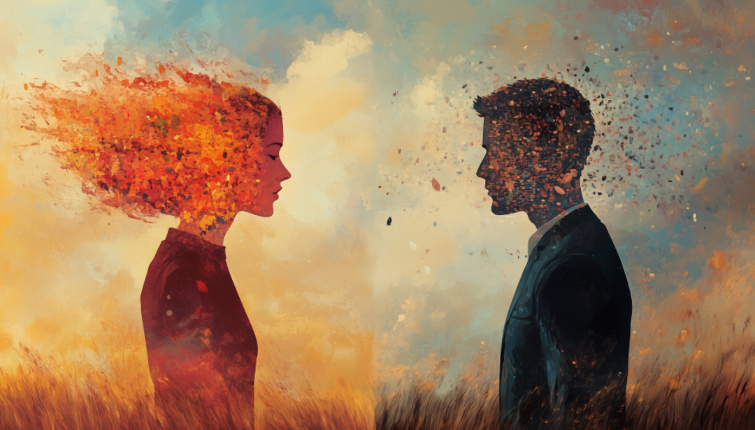 Enneagram 4w3 vs 4w5 key differences showing expressive versus introspective personality traits.