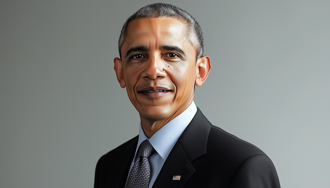 Barack Obama portrait showing famous ENFP person with strong social skills and idealistic leadership.