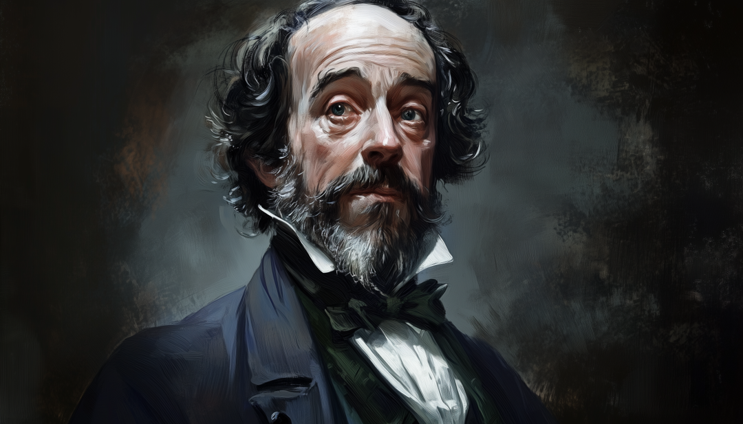 Charles Dickens portrait illustrating famous ENFP person with literary genius and storytelling passion.