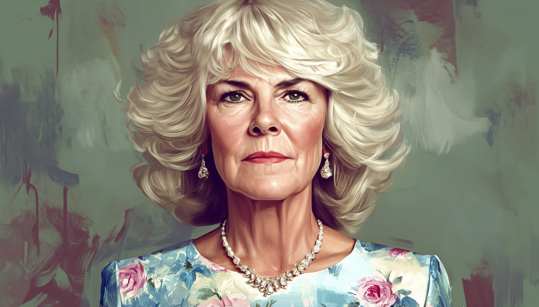 Camilla Parker Bowles portrait showing famous ESTP royal with confident presence.