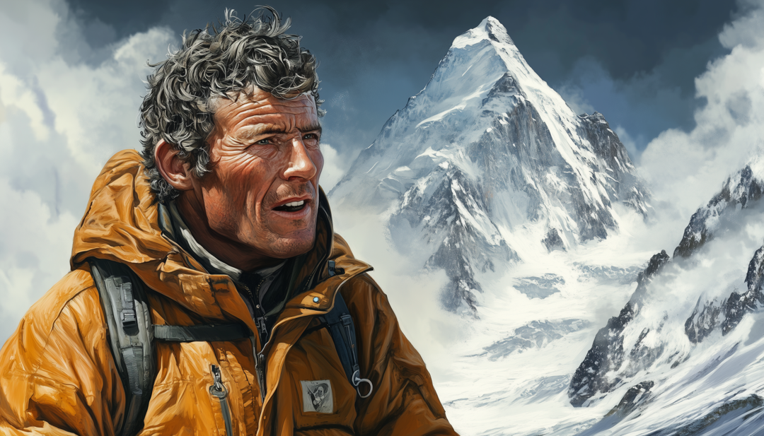 Edmund Hillary mountain climber representing adventurous and pragmatic famous ISTP people in exploration.
