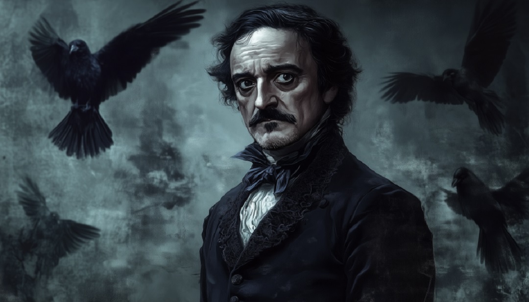 Edgar Allan Poe portrait representing famous INFP writers and their dark creative vision.