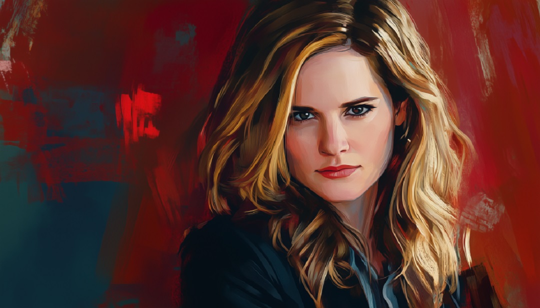 Jennifer Jason Leigh portrait representing famous INFP actors and psychological depth in performance.