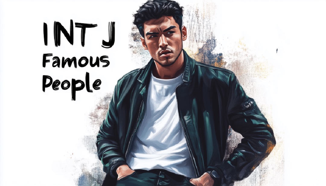 INTJ famous people illustration showing mastermind personality type characteristics.