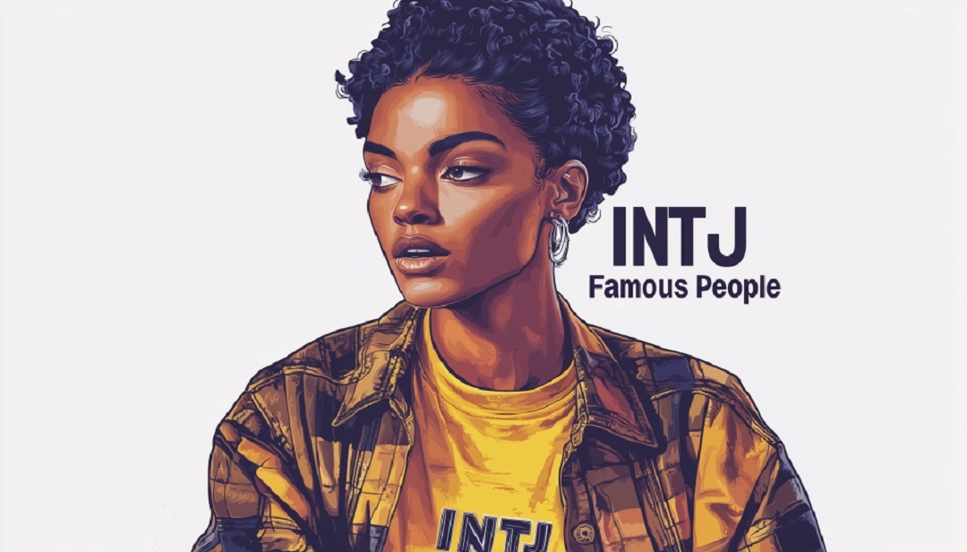 INTJ famous people illustration with woman in casual jacket.