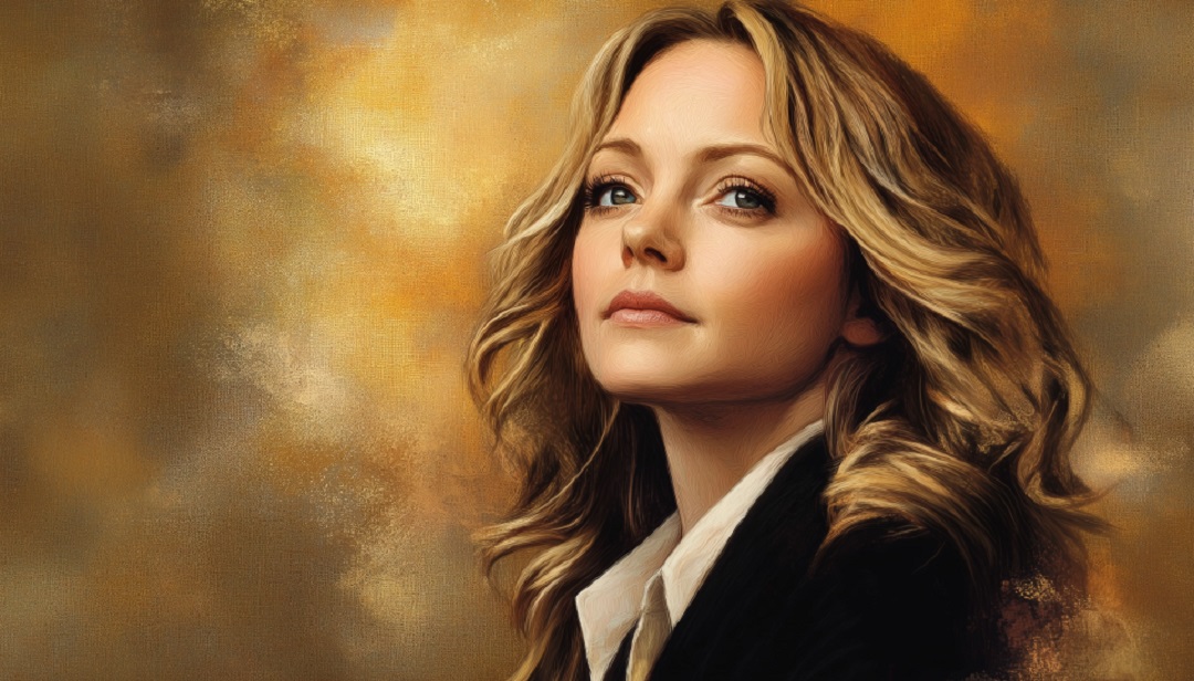 Jodie Foster artistic portrait showing INTJ famous people in film and entertainment.