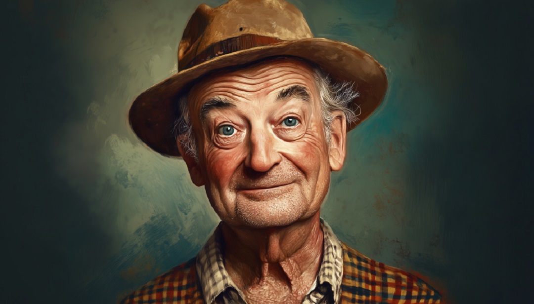 Bill Murray artistic portrait representing INTP famous people in comedy and entertainment.