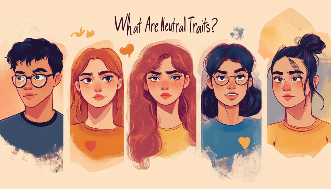 Diverse individuals illustrating what are neutral traits in personality.