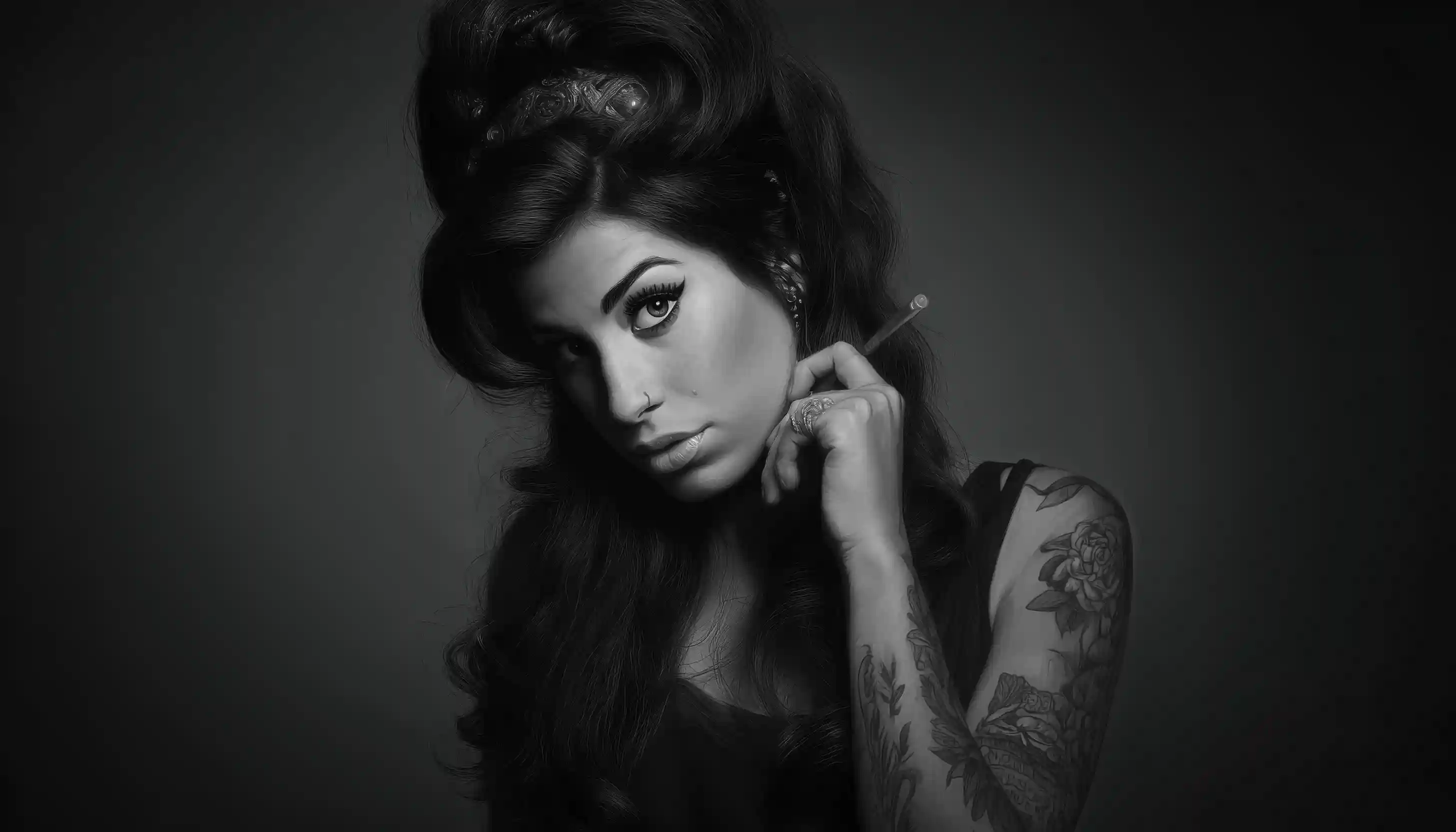 Amy Winehouse portrait illustration