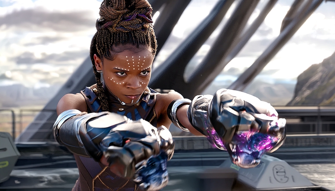Shuri with vibranium gauntlets showing brilliant rebel personality in Avengers character types.
