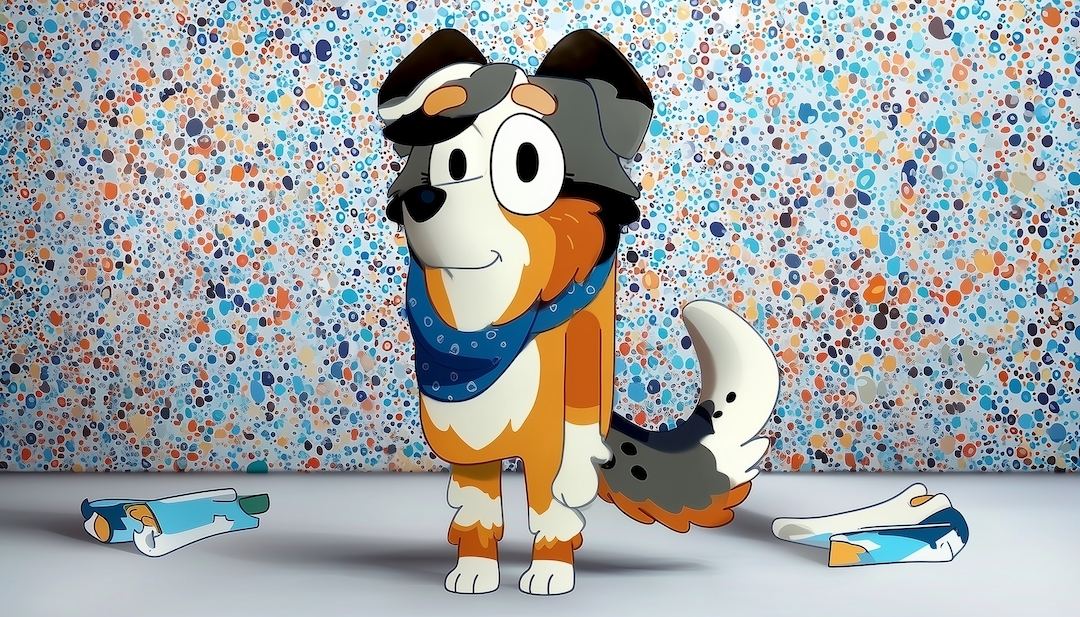 Calypso teacher character showing nurturing personality type in Bluey characters.