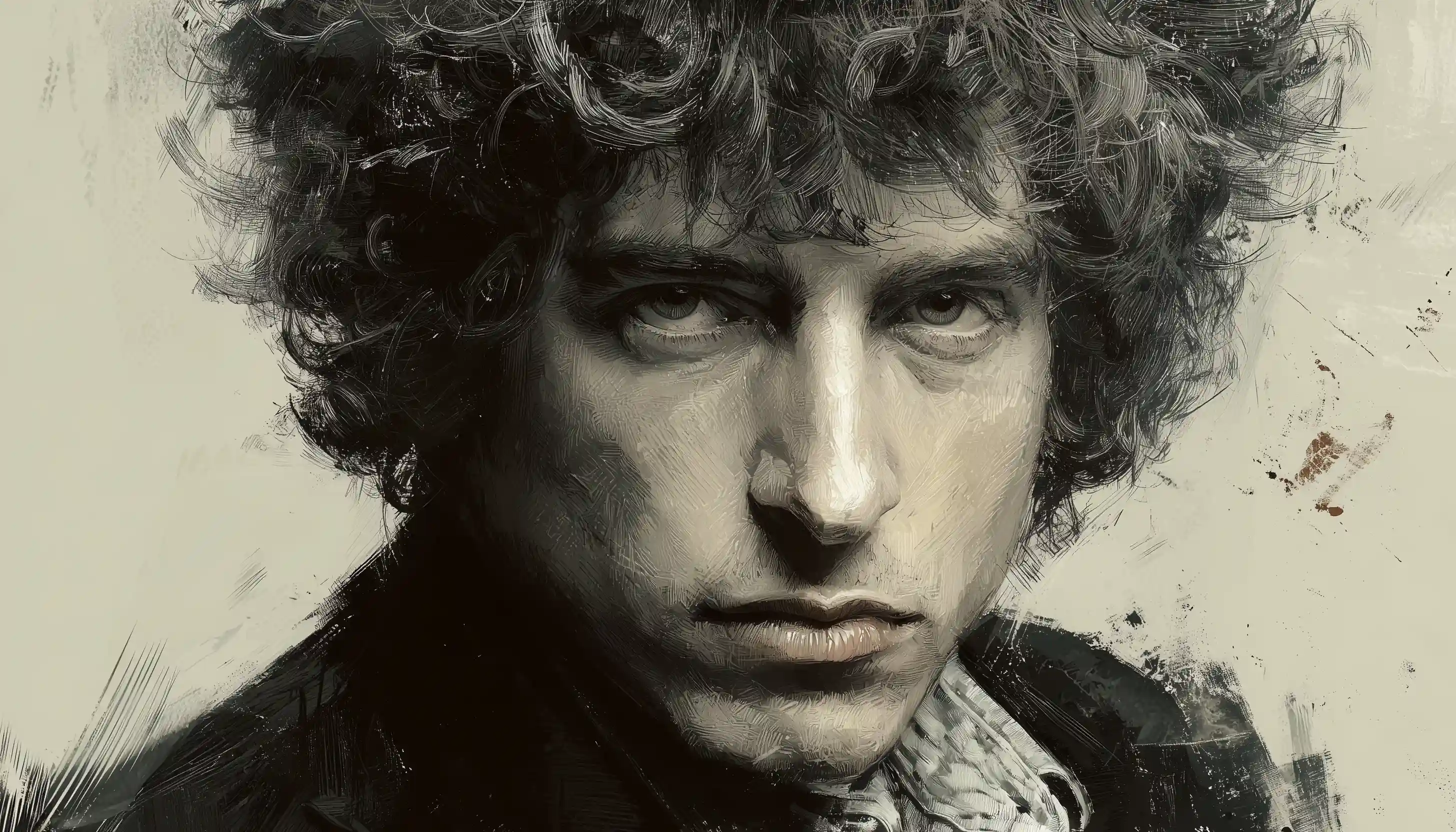 Bob Dylan portrait illustration