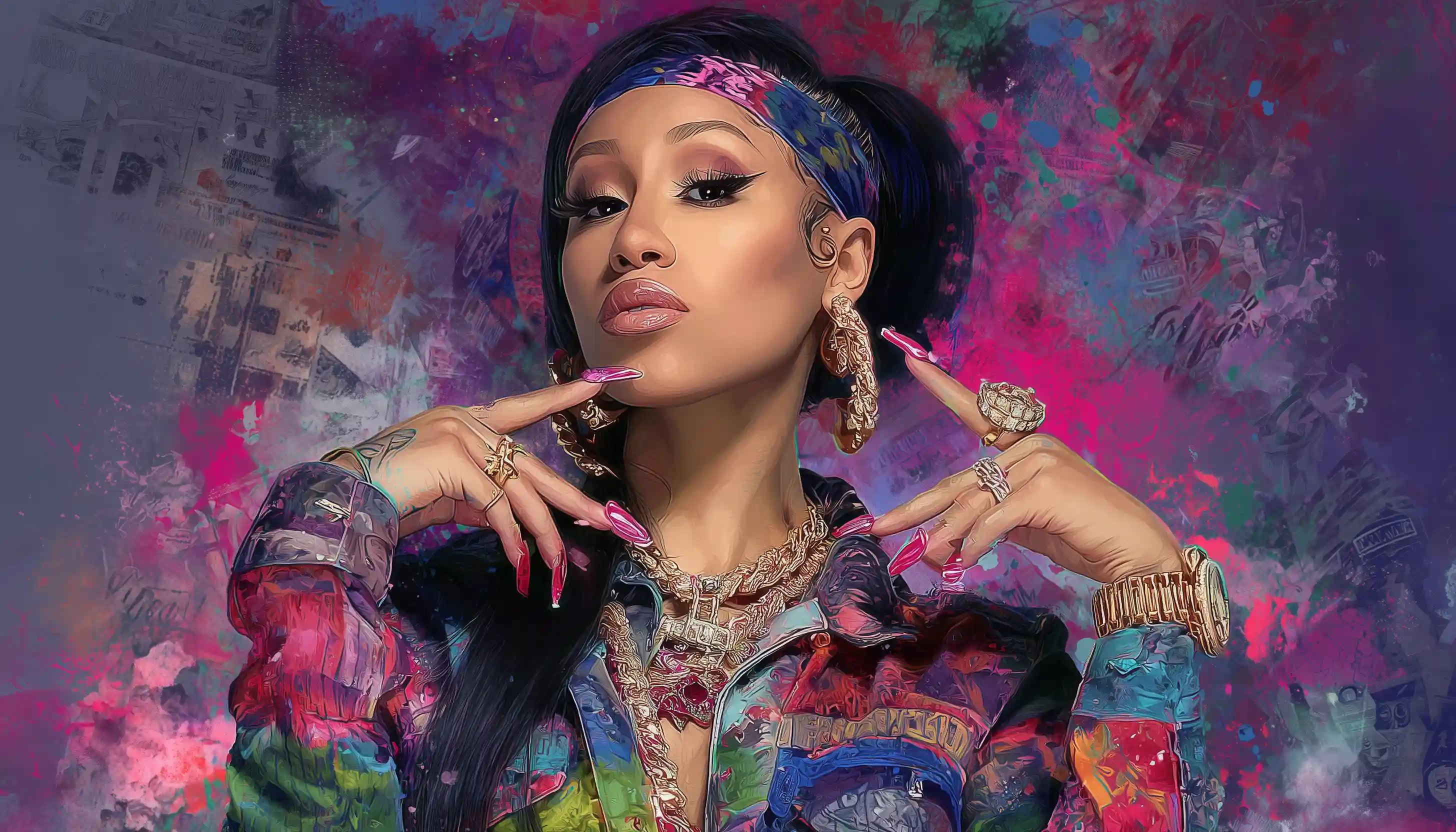 Cardi B portrait