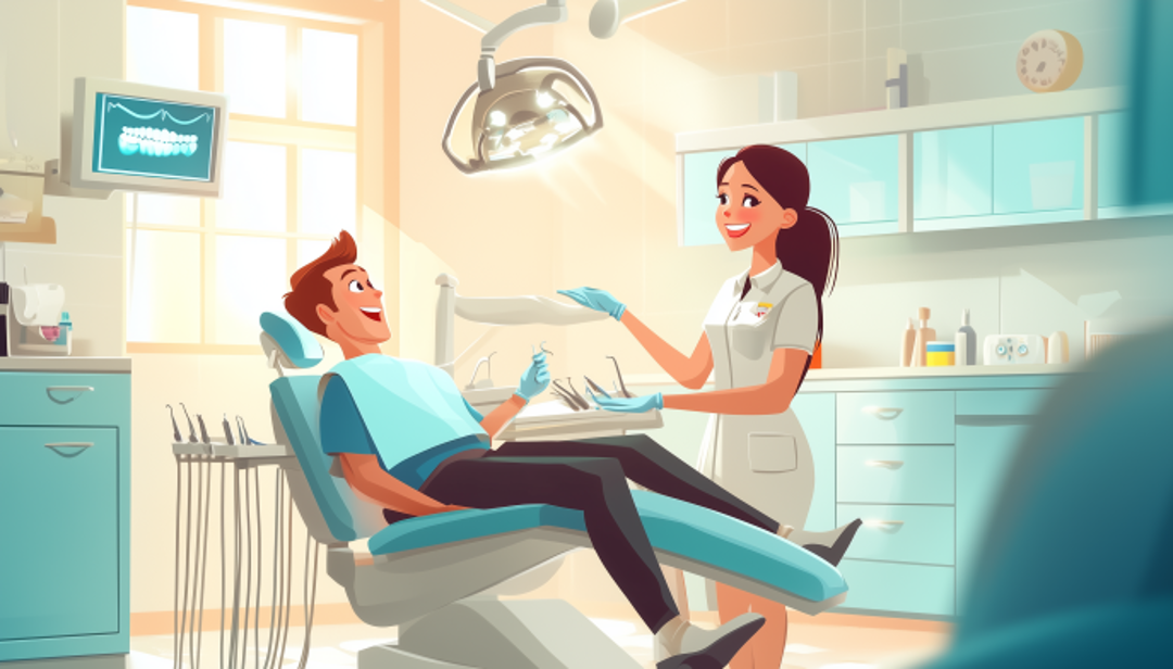 Dentist with patient illustrating detail-oriented careers for ISTJ professionals in healthcare.