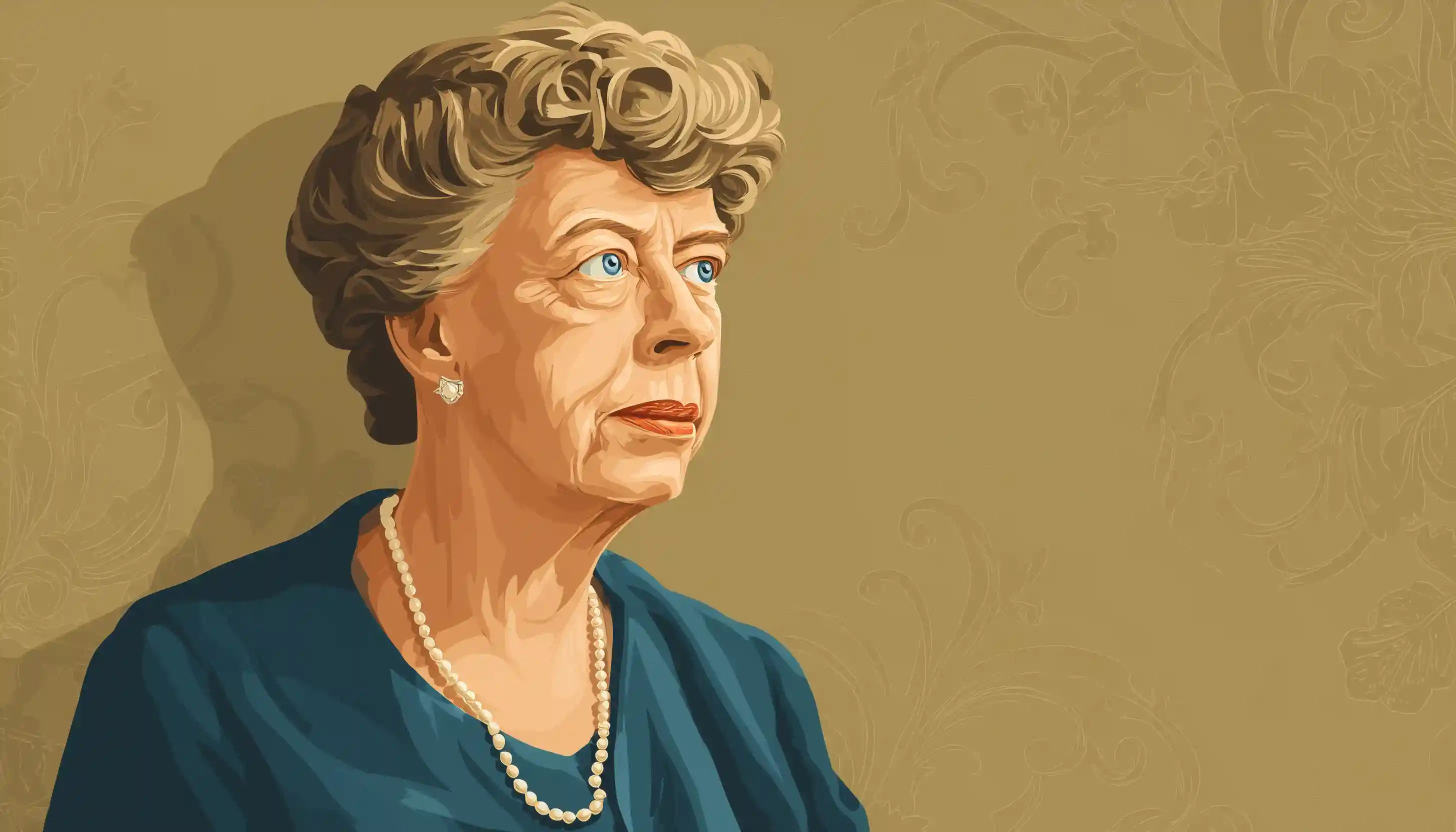 Eleanor Roosevelt portrait showcasing famous Enneagram 1 advocate with humanitarian principles and social reform ideals.