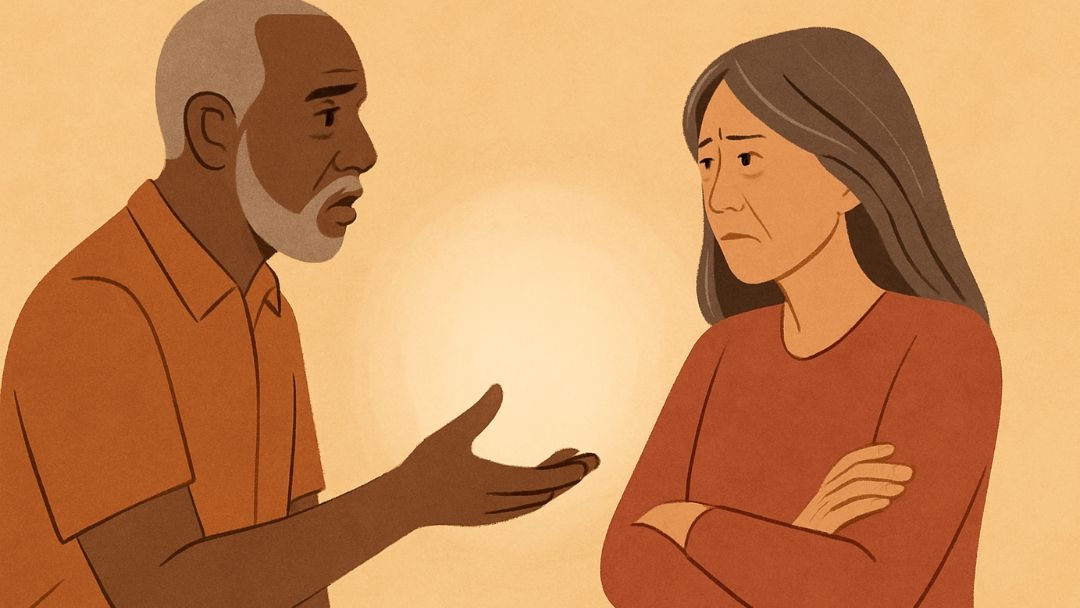 Therapist counseling client struggling with emotional reasoning patterns.