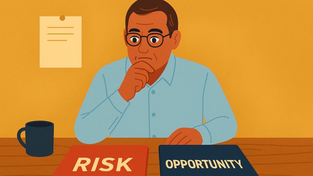 Moderate extraversion entrepreneurship balancing risk and opportunity in decision-making process.