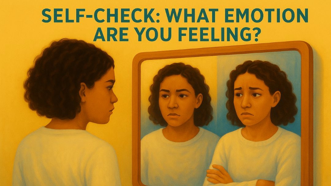 Person reflecting on emotional state to identify envy or jealousy feelings.