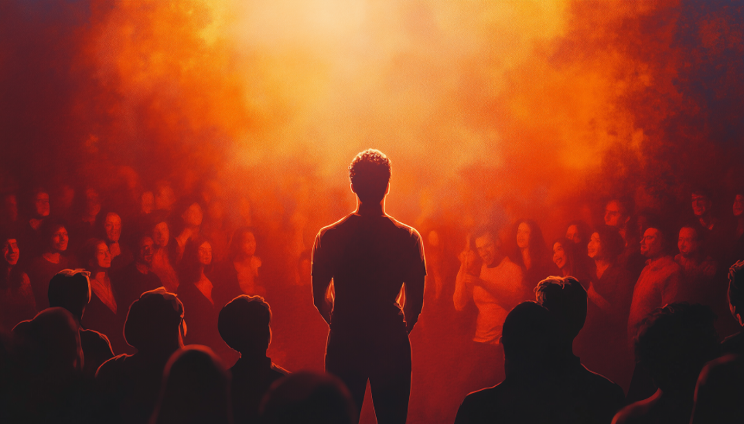 ESFP-T professional presenting to audience, leveraging natural charisma for career success.