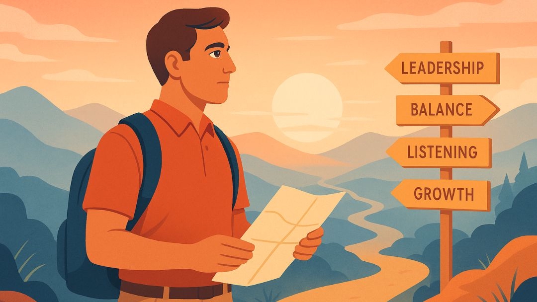 An ESTJ embracing his strengths for growth, including, listening, balance, and leadership.