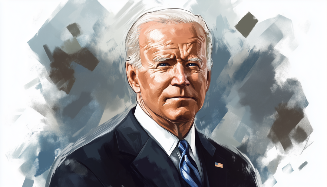 Joe Biden portrait depicting famous ESFJ political leader and U.S. President.