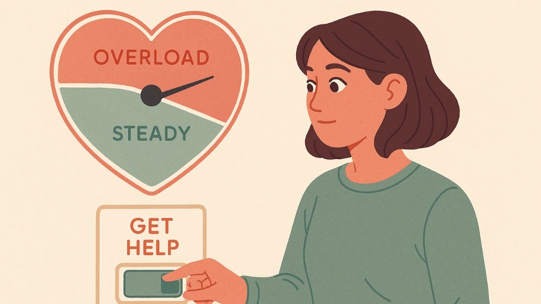 Woman learning not to take things personally by managing emotional reactions.