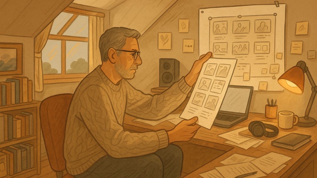 Professional planning at desk showing introverts in workplace leveraging technology for career success.