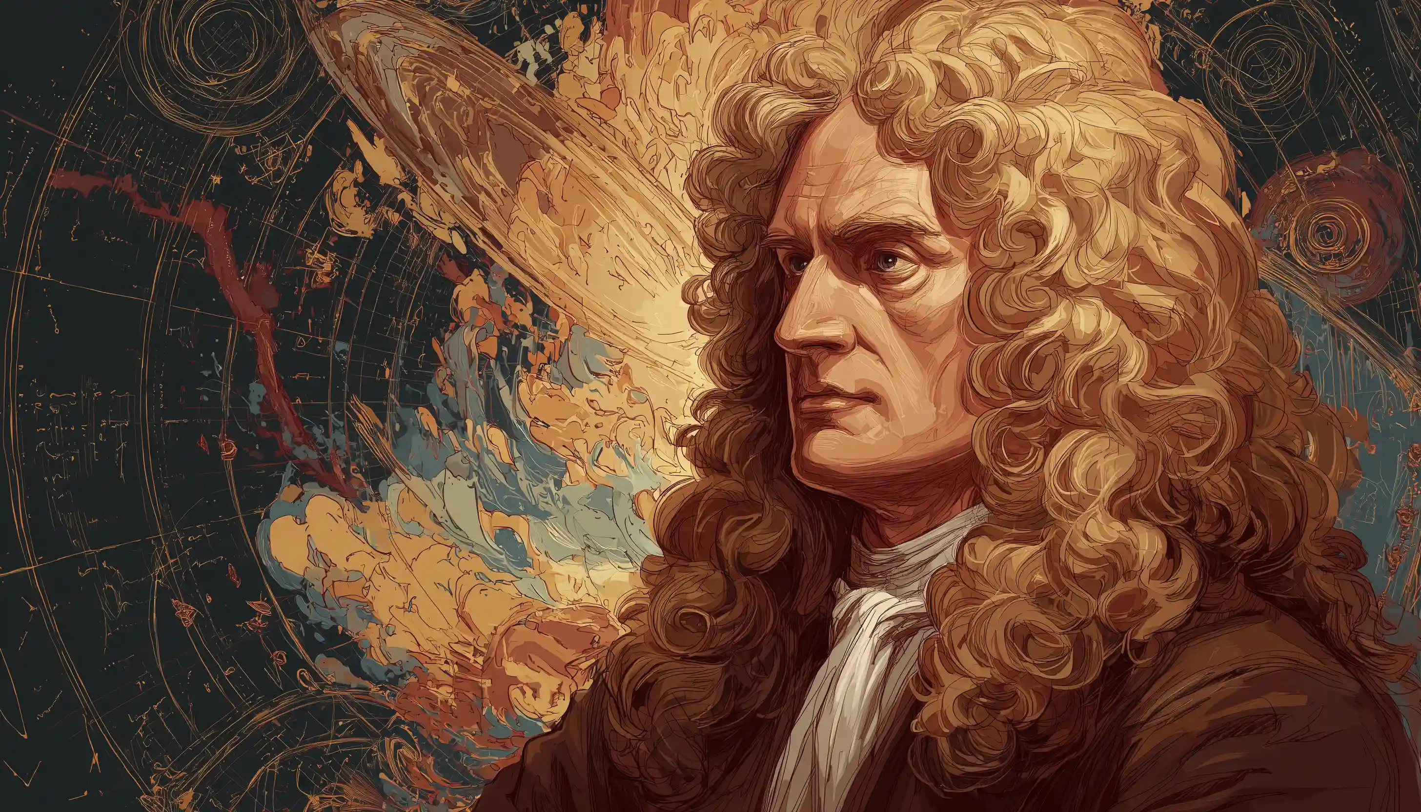 Isaac Newton Portrait