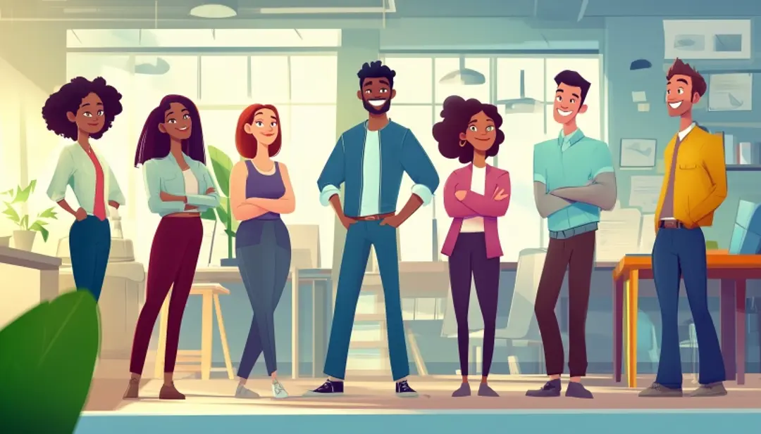 Diverse team of social service professionals representing collaborative ISFJ personality careers.