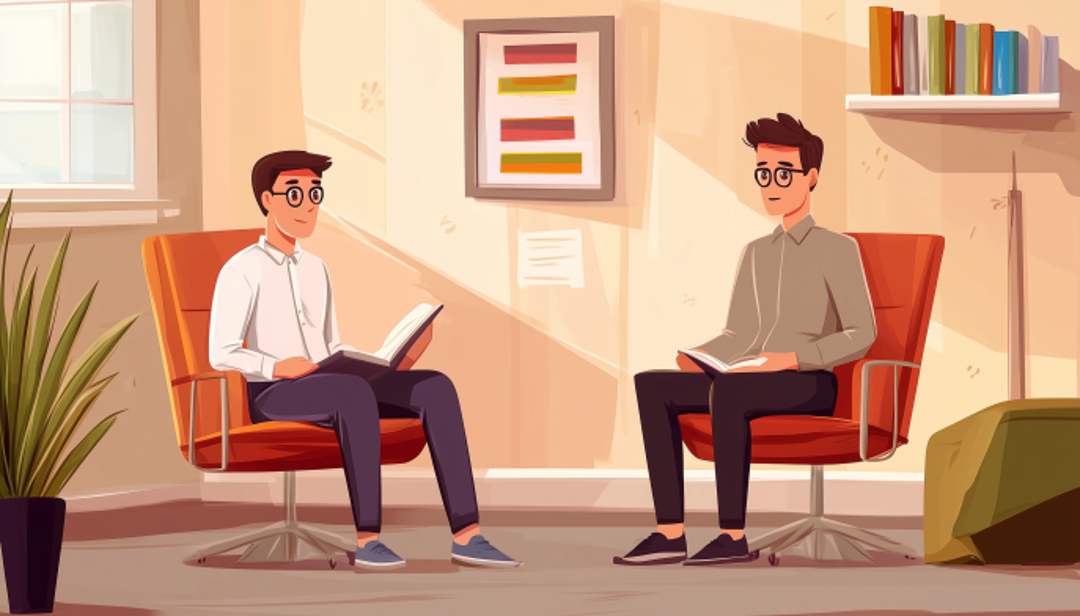 Counselor in therapy session demonstrating empathetic careers for ISFJs in mental health.