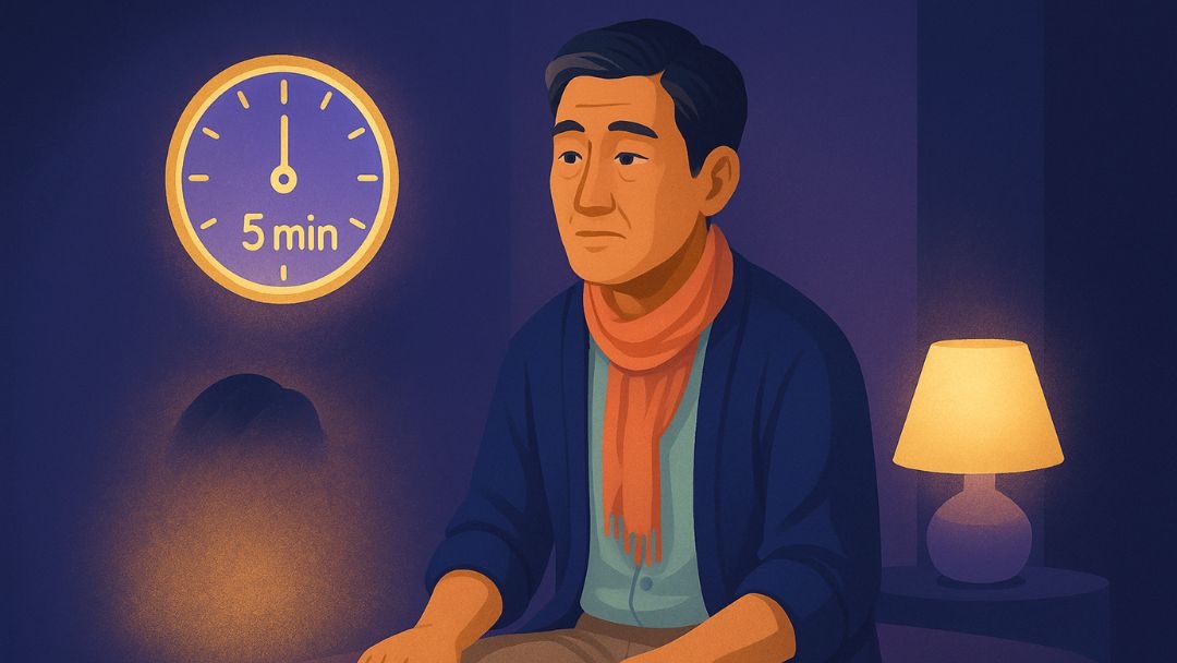5-minute mental health challenge activity for daily quiet reflection and self-check-in.
