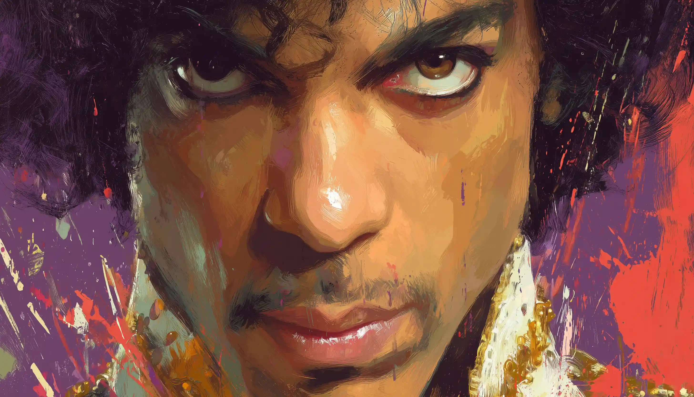 Prince portrait illustration