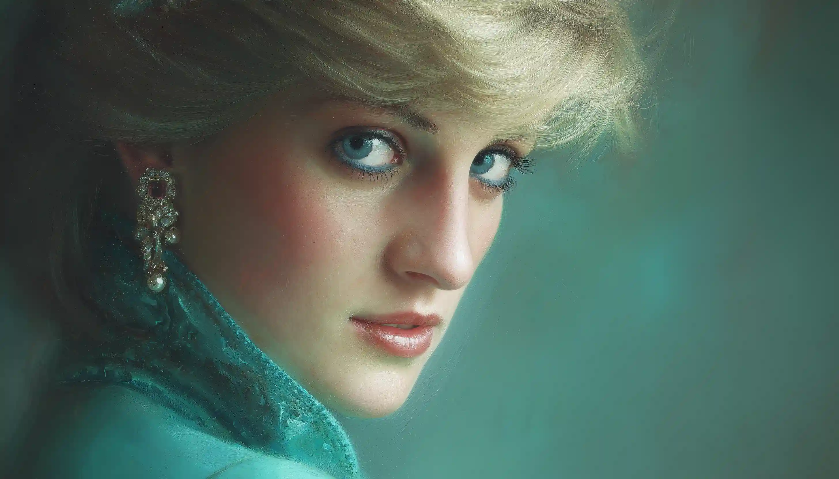 Princess Diana illustration portrait