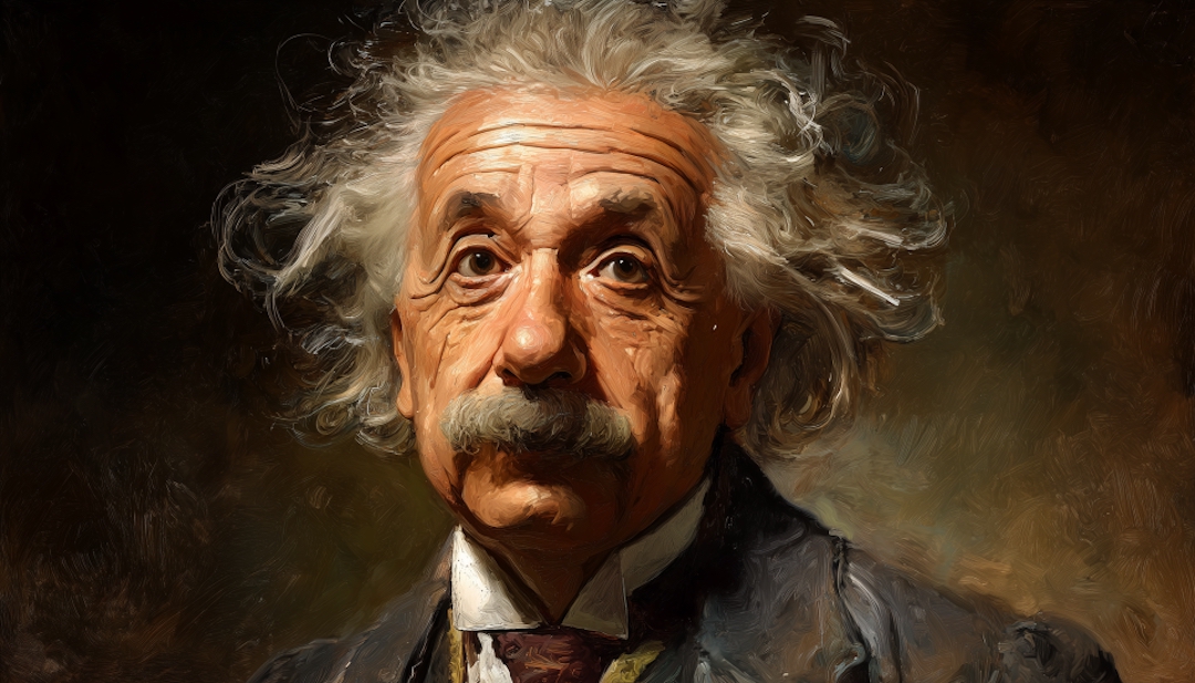 Albert Einstein, German physicist with estimated IQ 160, among smartest people of all time.