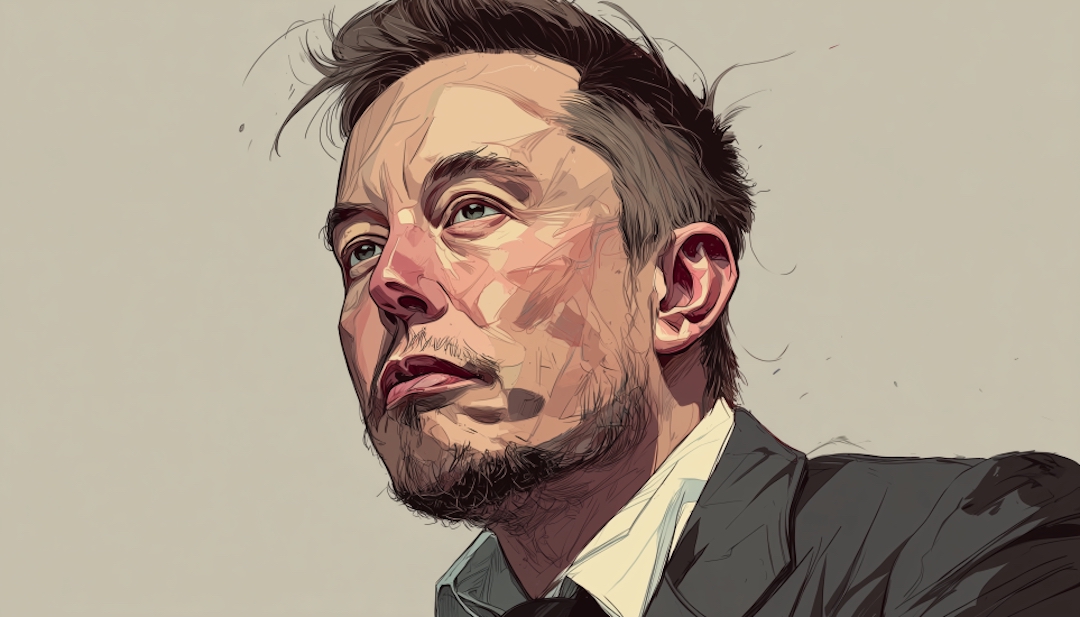 Elon Musk, American entrepreneur with estimated IQ 155, one of the smartest people in the world.