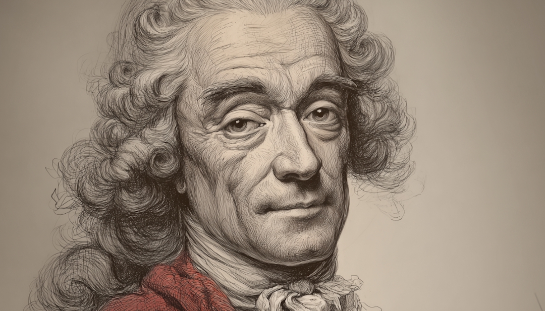 Voltaire, French philosopher with estimated IQ 195, one of the smartest people of all time.