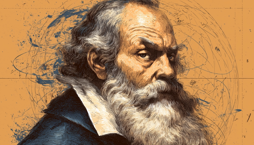 Galileo Galilei, Italian scientist with estimated IQ 185, among world's smartest people.