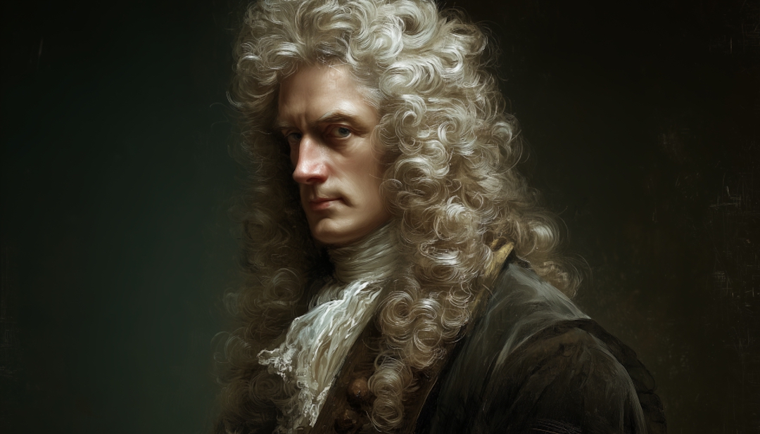 Isaac Newton, English physicist with estimated IQ 190, one of the smartest people of all time.