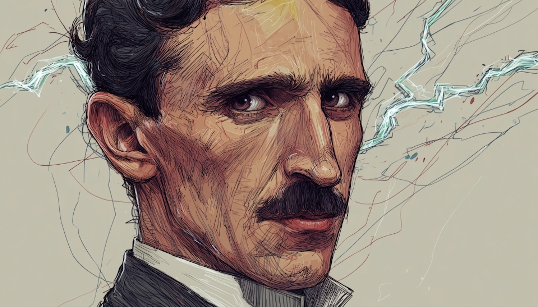 Nikola Tesla, Serbian inventor with estimated IQ 200, one of the smartest people in the world.