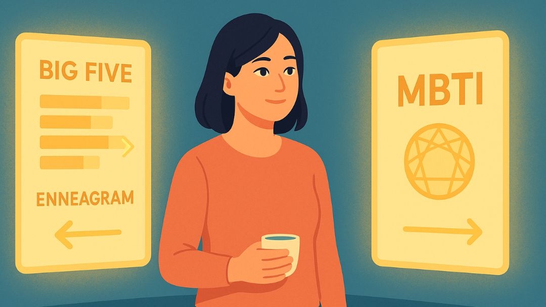 Woman considering personality assessment tools to identify type B personality traits.