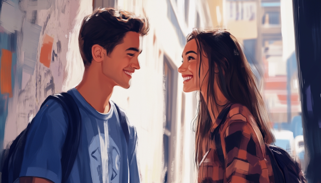 image of a happy young couple - explore the foundations of healthy connections