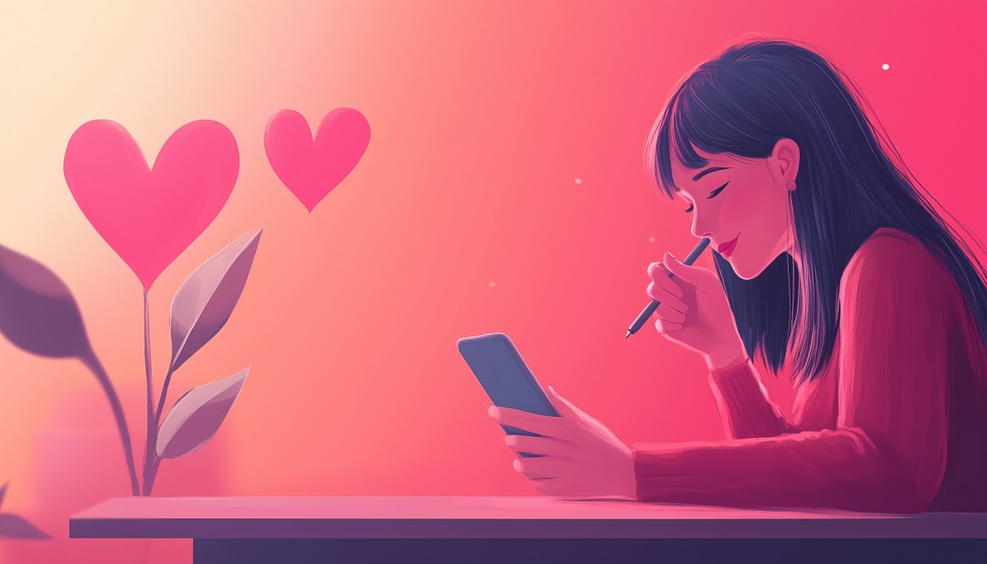 Woman journaling about healthy relationship signs and what she wants in a partner.
