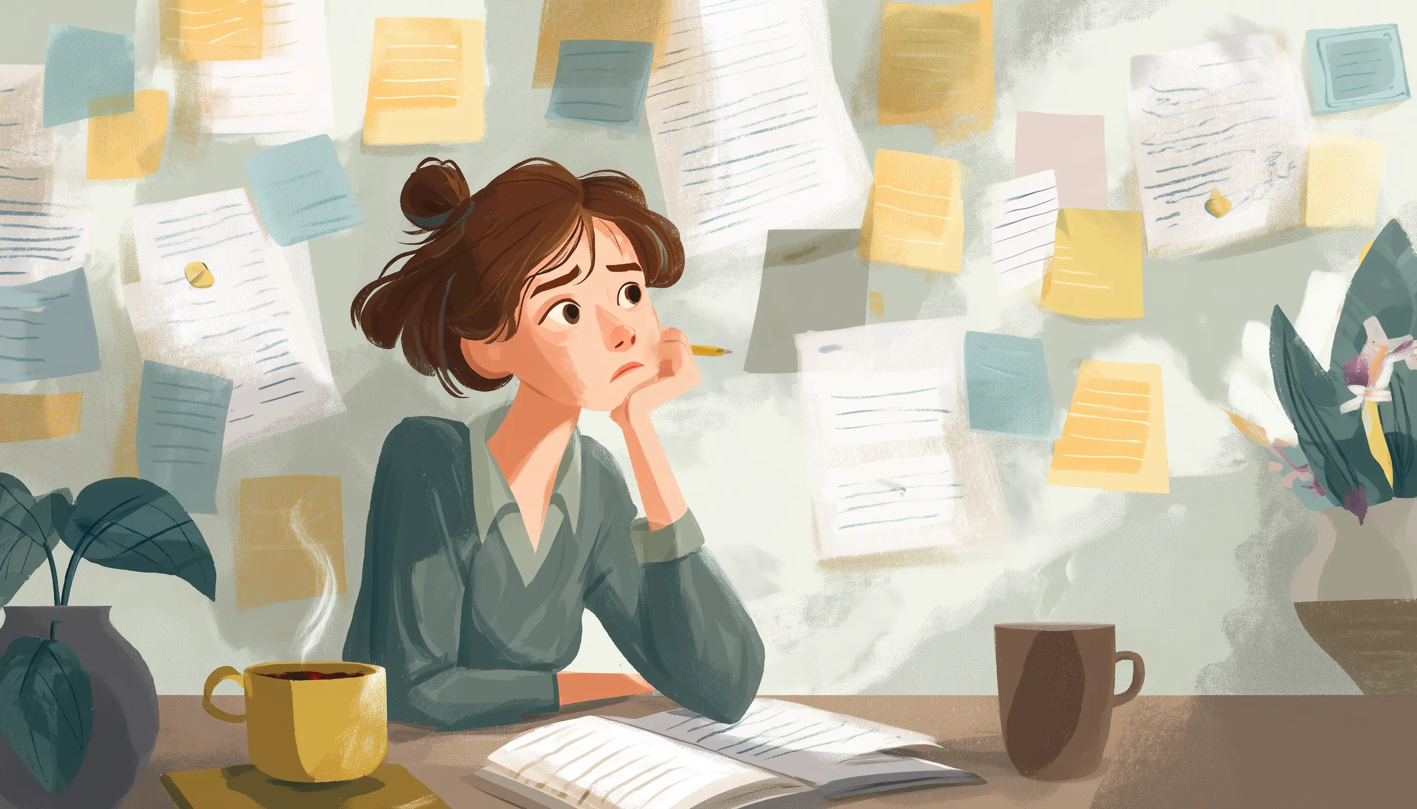 Neurotic person at the workplace
