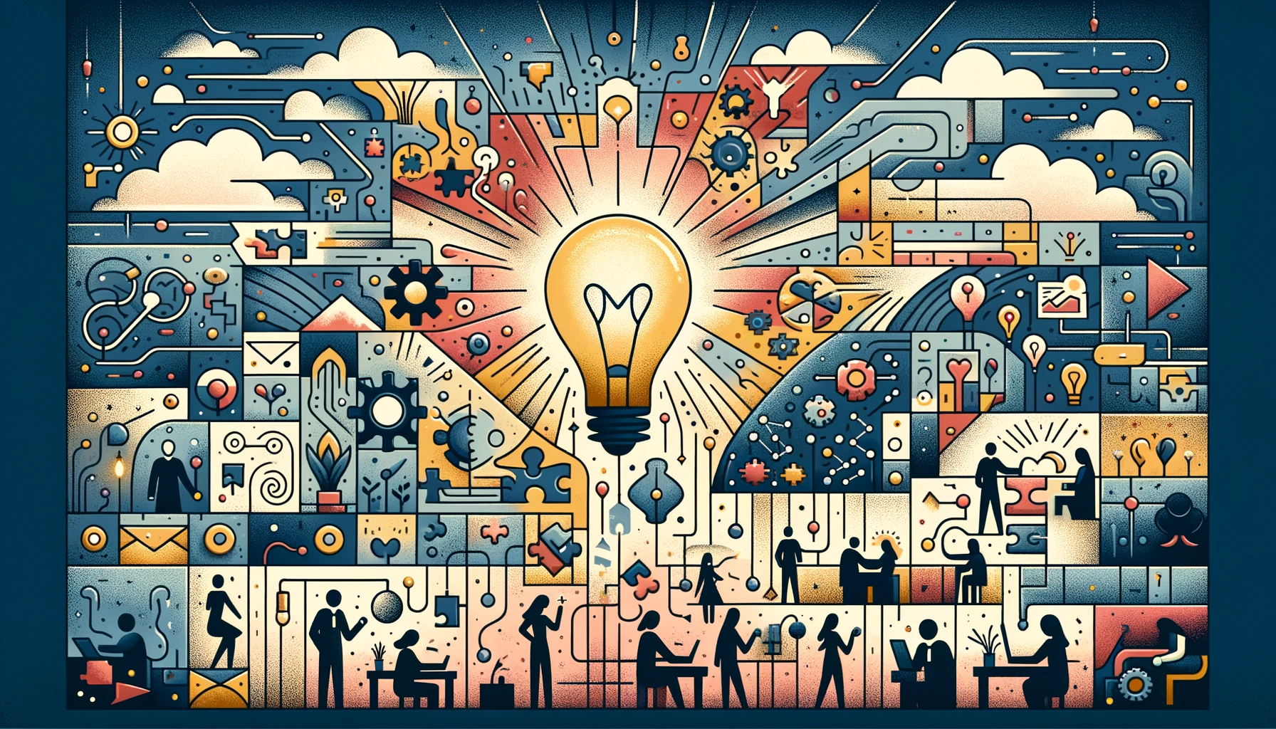 abstract representation of how career tests are like the missing puzzle piece for career satisfaction